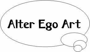 Alter Ego Art logo for business cards