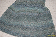 Thumbnail of a teal and grey afghan